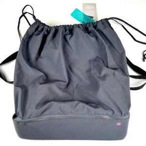 Cherokee Infinity Drawstring Gym or Laundry Backpack w/ Zip Shoe Compartment NWT